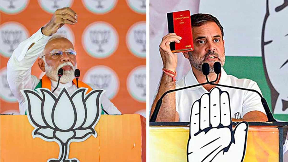 Narendra Modi and Rahul Gandhi